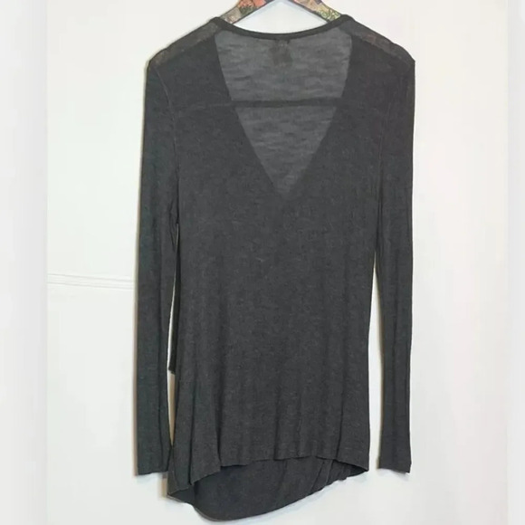 We The Free | Miss Rose Surplice Wrap Top Long Sleeve Snap V Neck - Picture 6 of 10